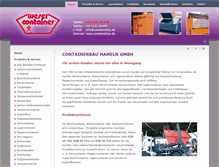 Tablet Screenshot of containerbau.de